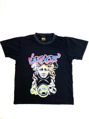 Rich Boys Designer Black Cotton Tee Size 10-12